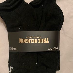 Black True religion socks. Pack of 10 brand New